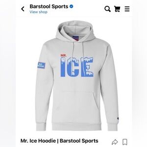 NEW Champion Brand Mr Ice Hoodie